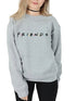 Women's Casual Sweatshirt - Letter Red L - menochic